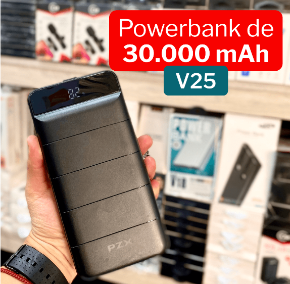 Cargador Portátil Power Bank 30.000M V25